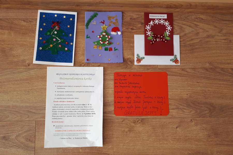 Konkurs na kartkę świąteczną