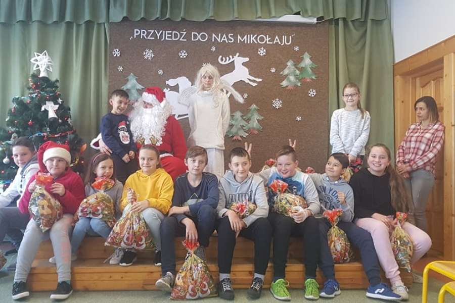 Mikołaj w szkole