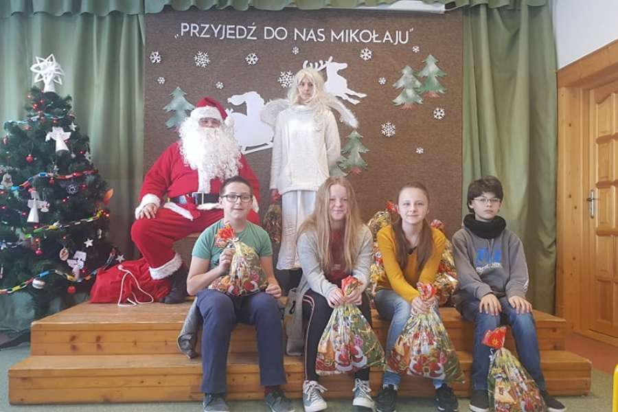 Mikołaj w szkole