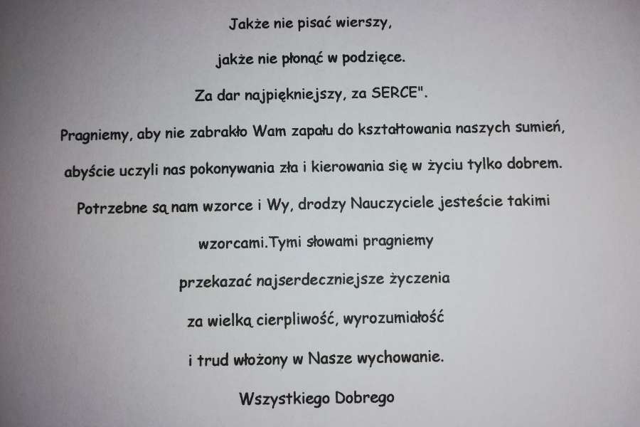 Dzień Nauczyciela Su