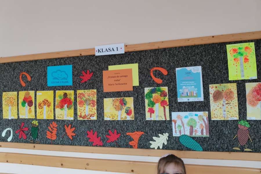 Klasa 1 Międzynarodowy Projekt Czytam z Klasą - lekturki spod chmurki