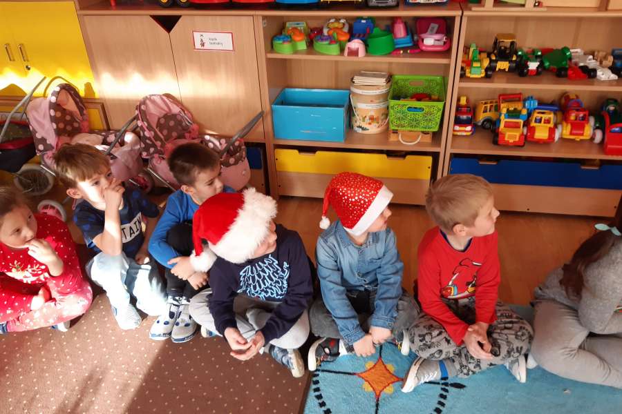 Mikołajki w przedszkolu.