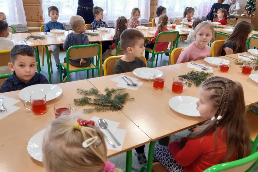 Wigilia przedszkolaków.