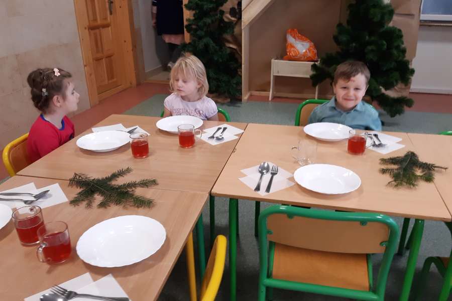 Wigilia przedszkolaków.