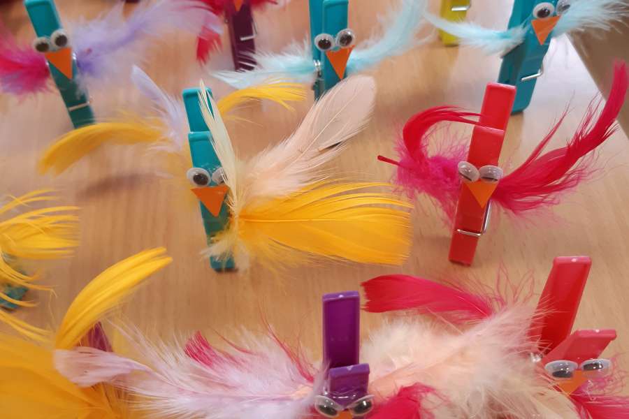 Wiosenne prace Smerfów