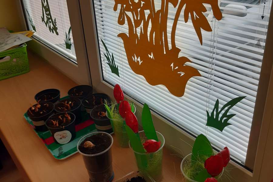 Wiosenne prace Smerfów