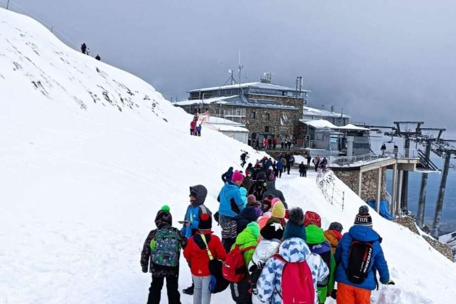 WYCIECZKA UCZNIÓW KLASY 2 NA KASPROWY WIERCH