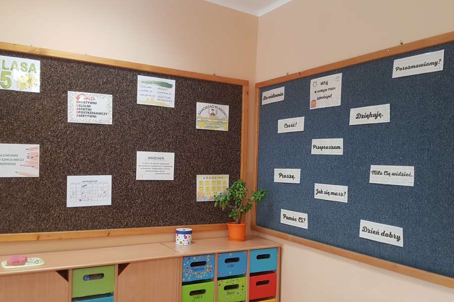 Nowa sala uczniów klasy V