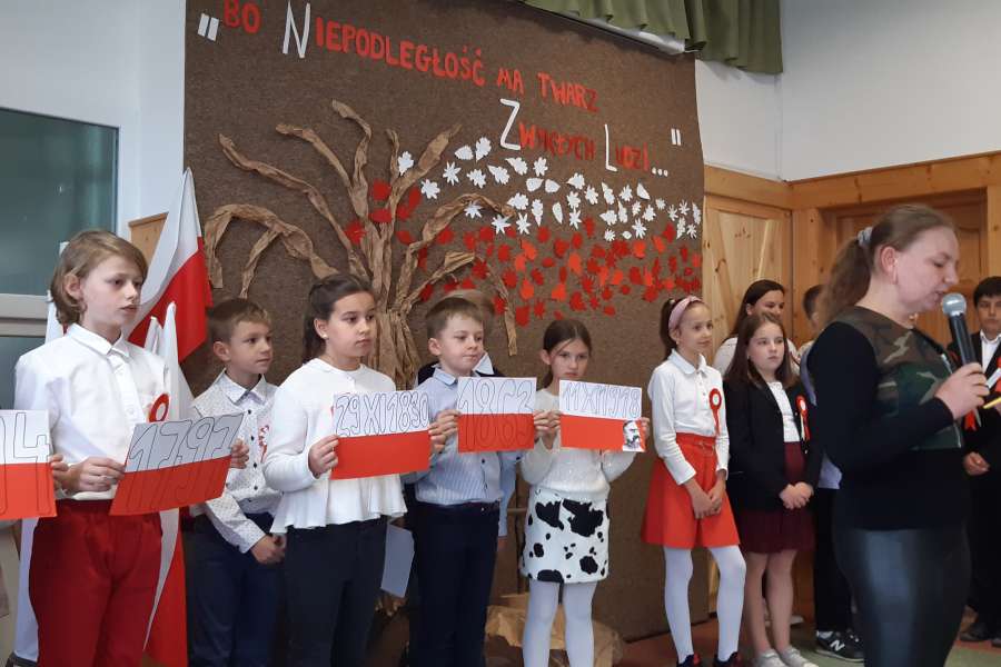 AKADEMIA Z OKAZJI 11 LISTOPADA NARODOWEGO ŚWIĘTA NIEPODLEGŁOŚCI