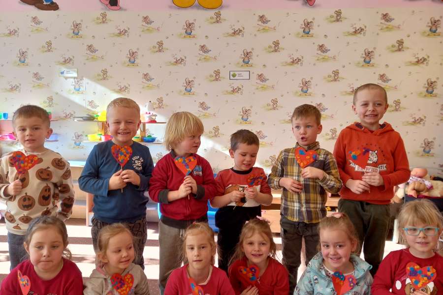 WALENTYNKI W PRZEDSZKOLU