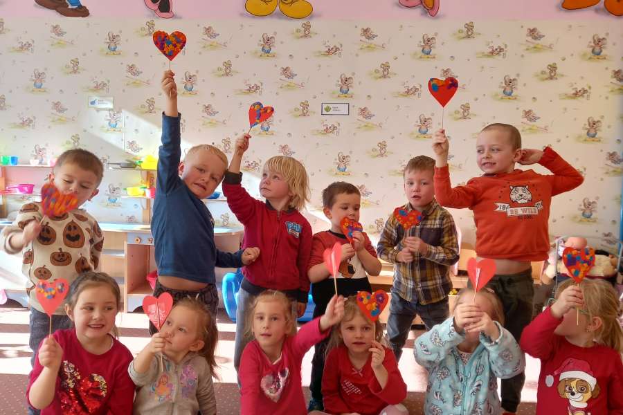 WALENTYNKI W PRZEDSZKOLU