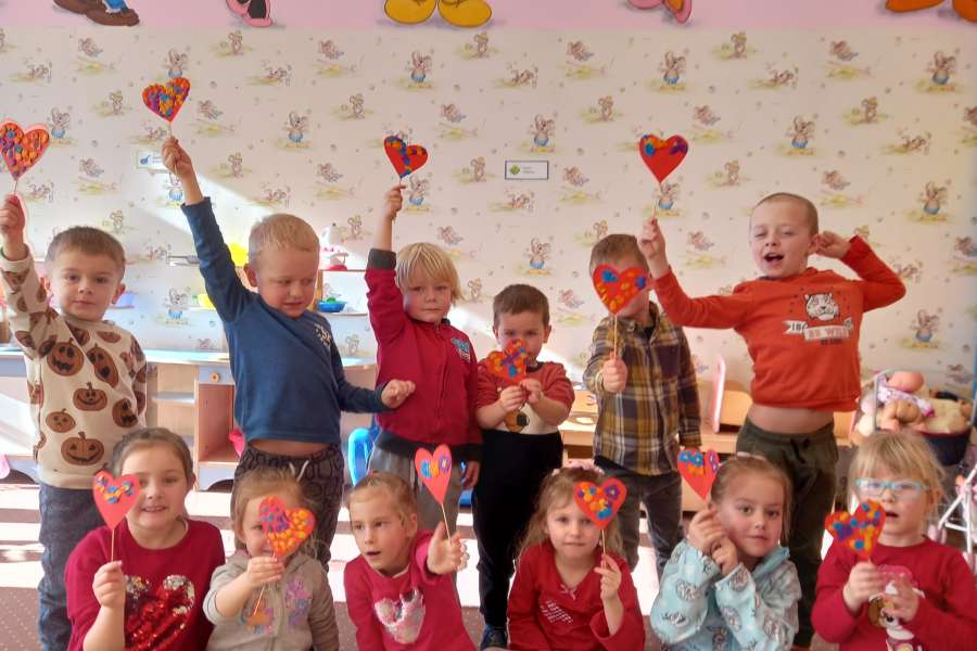 WALENTYNKI W PRZEDSZKOLU