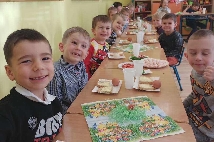 Śniadanie Wielkanocne w Oddziale Przedszkolnym