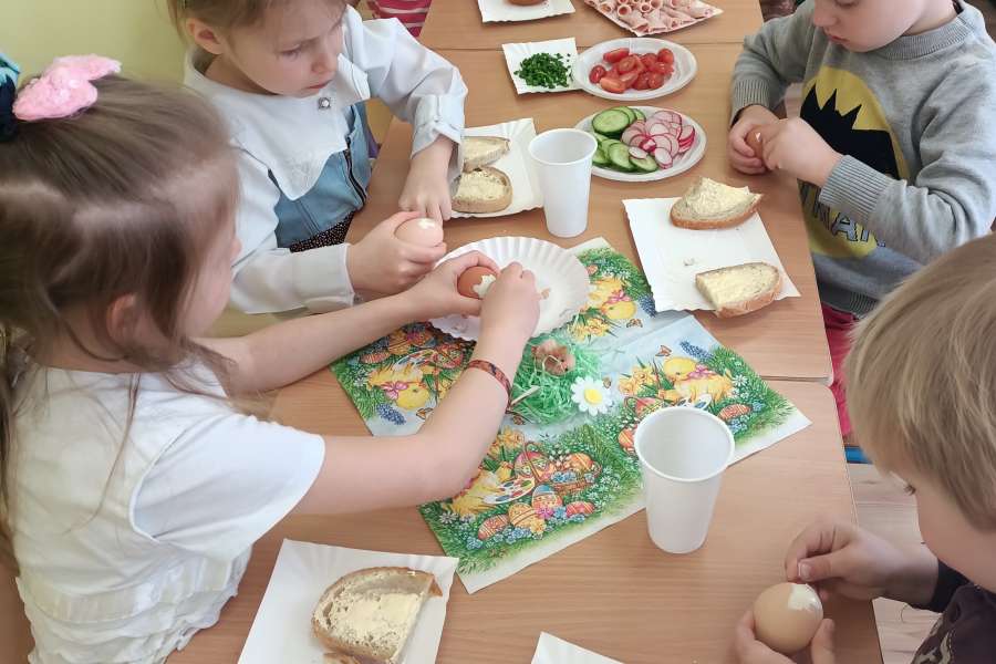 Śniadanie Wielkanocne w Oddziale Przedszkolnym