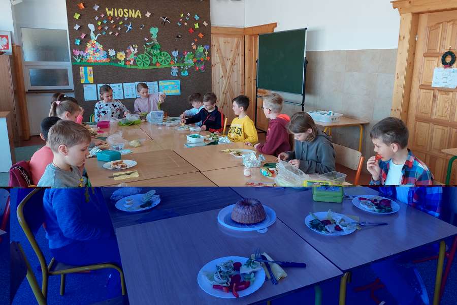 ŚNIADANIE WIELKANOCNE UCZNIÓW KLAS 1-3
