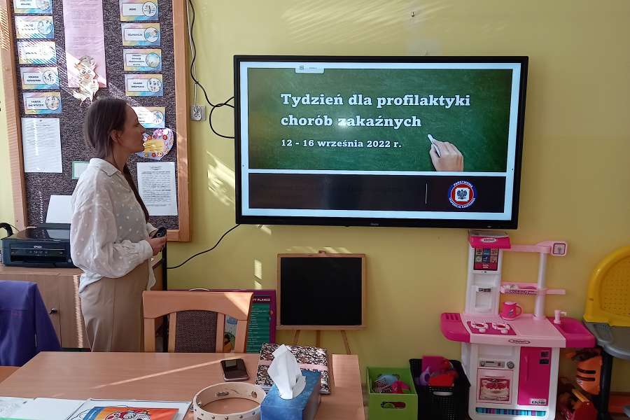 Wizyta przedstawicielki  Powiatowej Stacji Sanitarno- Epidemiologicznej z Zakopanego.