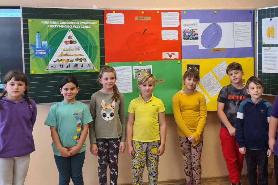 OWOCE ZDROWE I KOLOROWE-klasa3