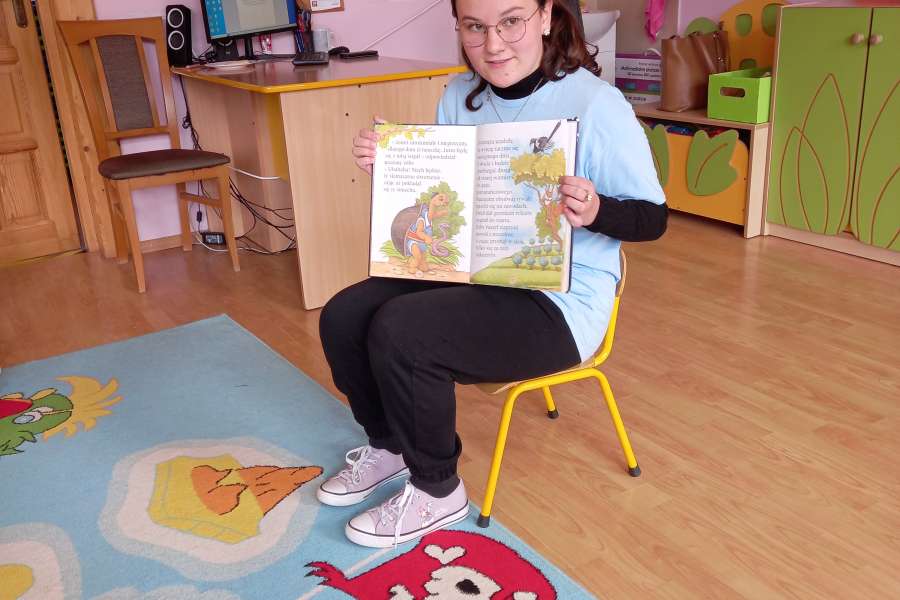 Przerwa na czytanie w przedszkolu