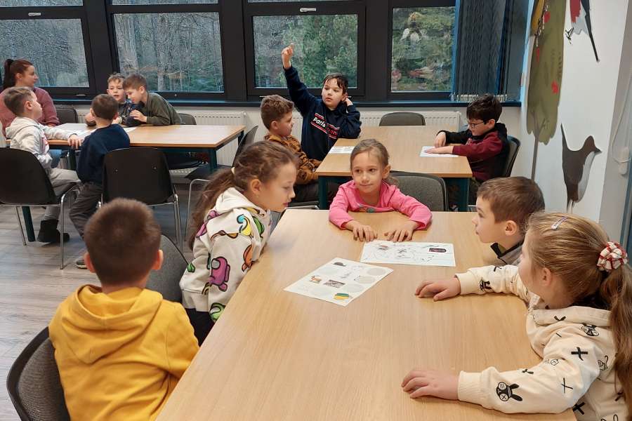 ZAJĘCIA UCZNIÓW KLASY 1 W CEP TPN