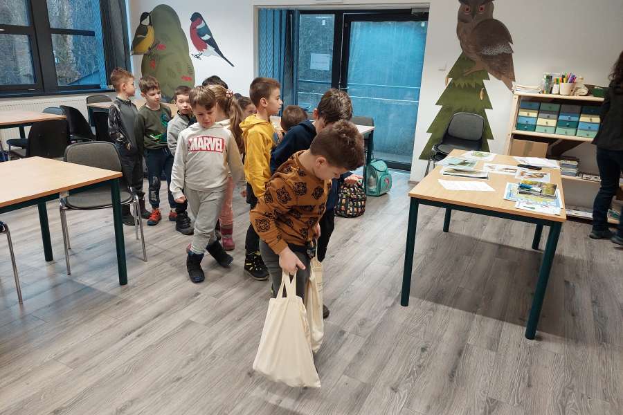 ZAJĘCIA UCZNIÓW KLASY 1 W CEP TPN