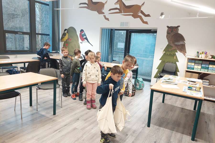 ZAJĘCIA UCZNIÓW KLASY 1 W CEP TPN