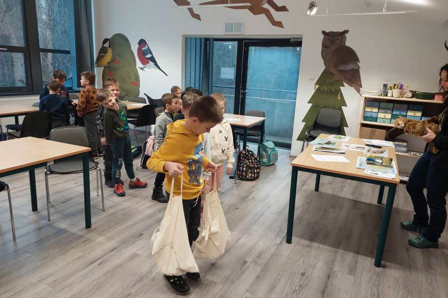 ZAJĘCIA UCZNIÓW KLASY 1 W CEP TPN