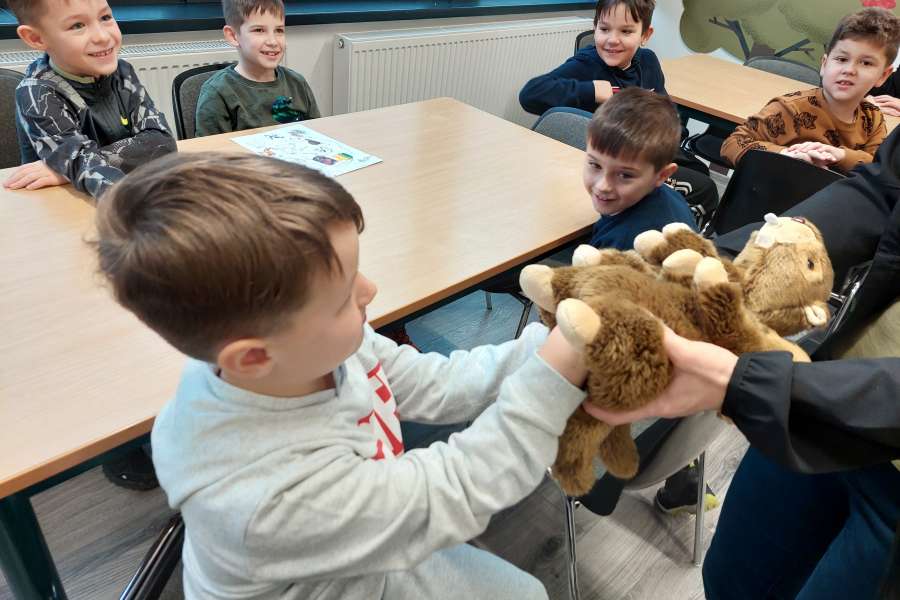 ZAJĘCIA UCZNIÓW KLASY 1 W CEP TPN