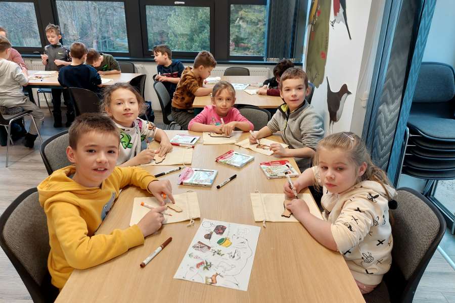 ZAJĘCIA UCZNIÓW KLASY 1 W CEP TPN