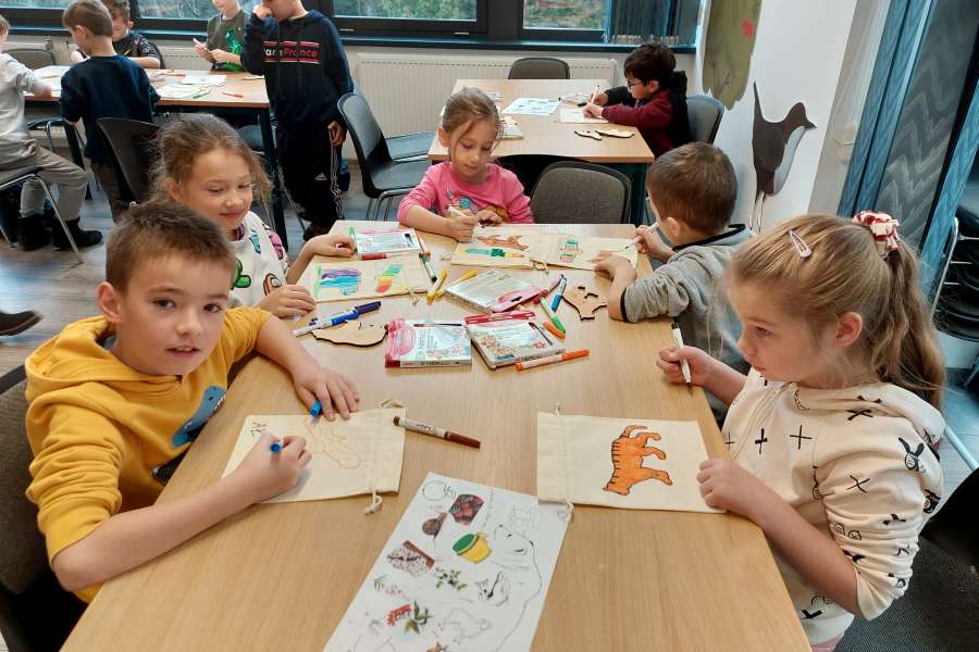 ZAJĘCIA UCZNIÓW KLASY 1 W CEP TPN