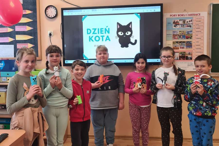 Dzień Kota w klasach I -III