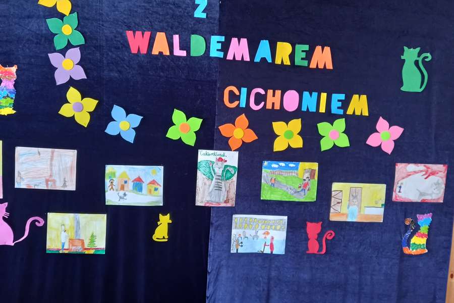 Wizyta Waldemara Cichonia w Szkole Podstawowej nr 7