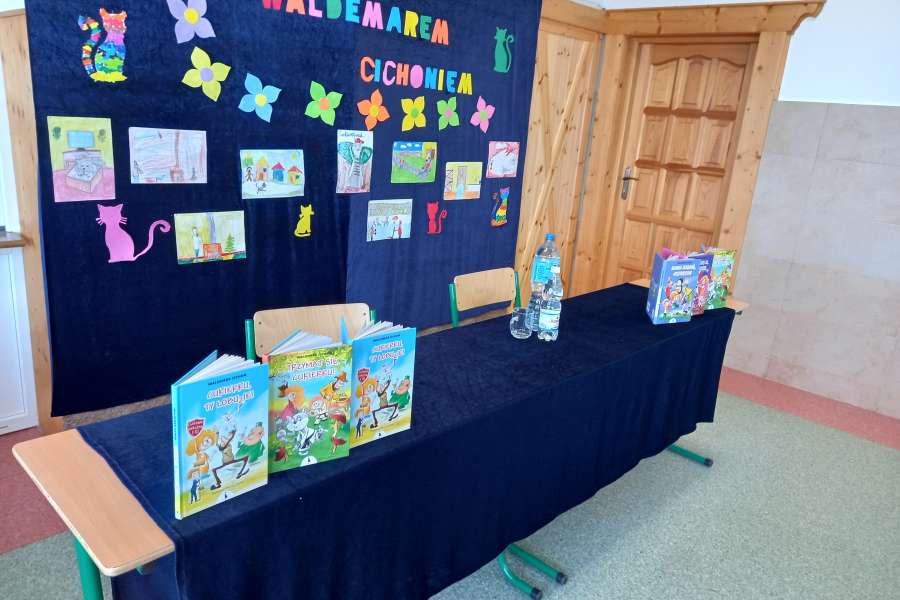 Wizyta Waldemara Cichonia w Szkole Podstawowej nr 7