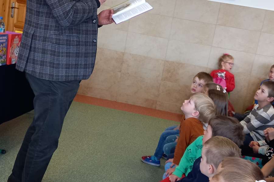 Wizyta Waldemara Cichonia w Szkole Podstawowej nr 7