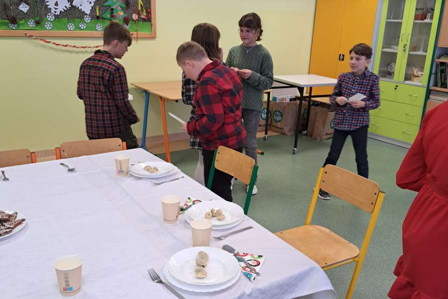 Wigilia w klasie 4