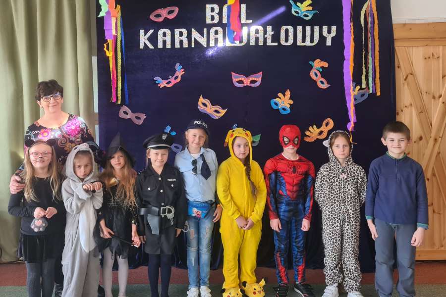 Bal karnawałowy dla uczniów klas 1-3