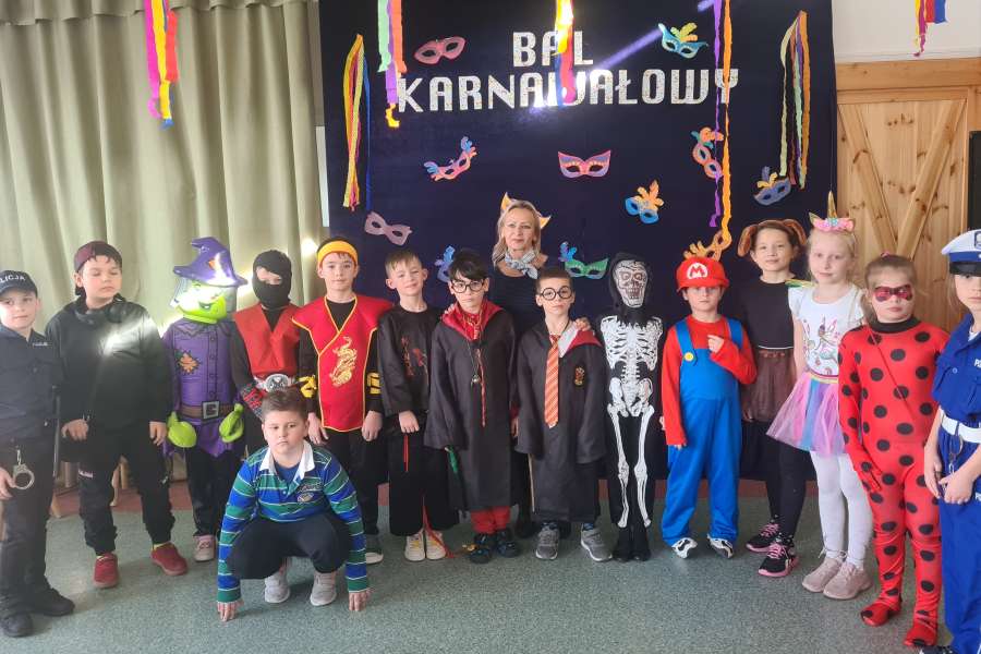 Bal karnawałowy dla uczniów klas 1-3