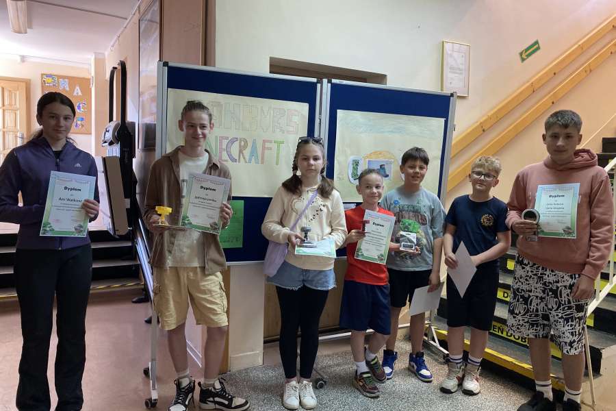 Kreatywność, cyberbezpieczeństwo i język angielski – szkolny konkurs z Minecrafta!