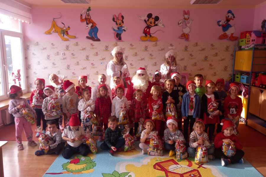 Wizyta Św. Mikołaja  w przedszkolu 2025-2026