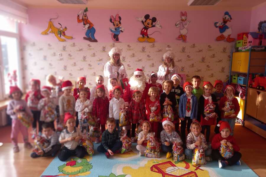 Wizyta Św. Mikołaja  w przedszkolu 2025-2026
