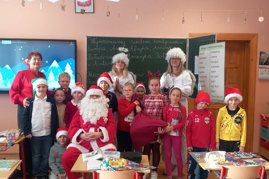 Św. Mikołaj w klasie 1