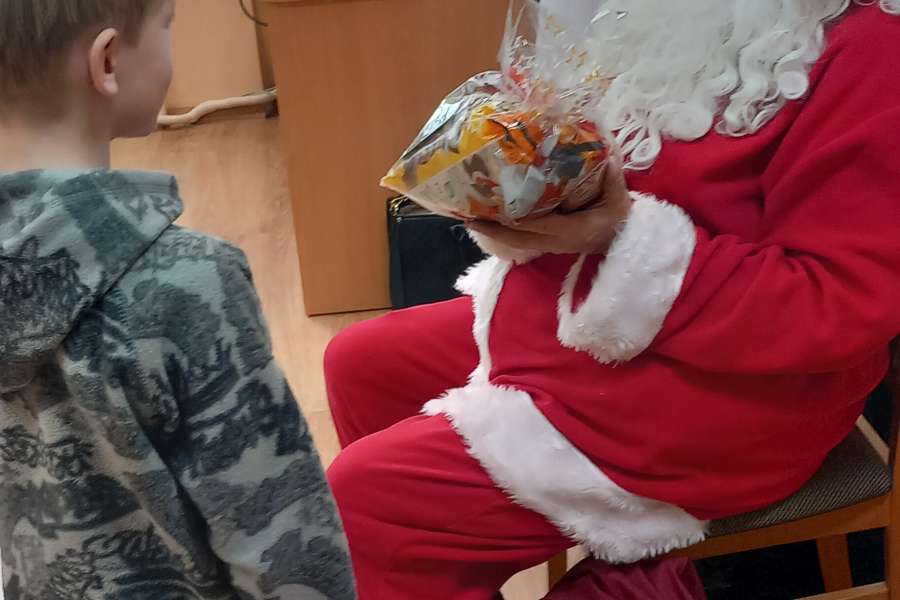 Św. Mikołaj w klasie 1