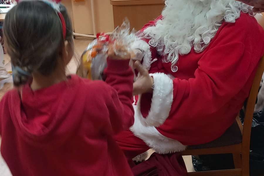 Św. Mikołaj w klasie 1