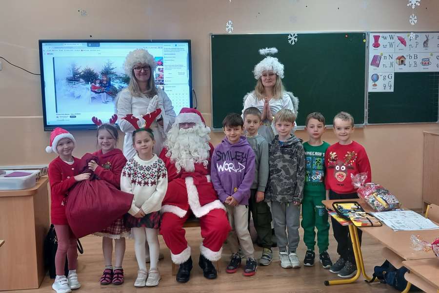 Św. Mikołaj w klasie 1