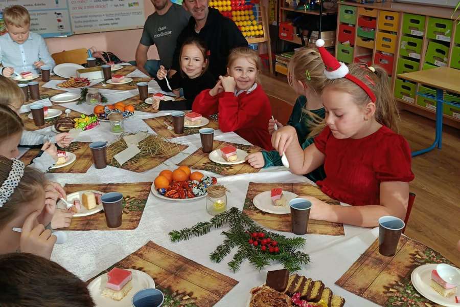 Wigilie klasowe w naszej szkole2025