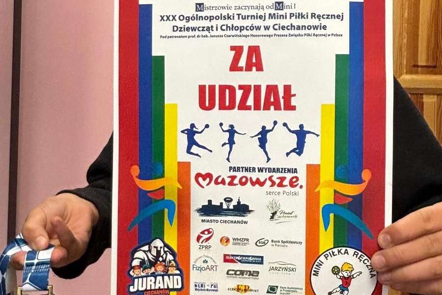 XXX Ogólnopolskim Turniej Mini Piłki Ręcznej Dziewcząt i Chłopców w Ciechanowie